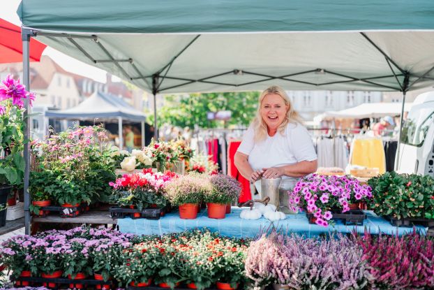 Wochenmarkt, © Bernsteinstadt Ribnitz-Damagrten