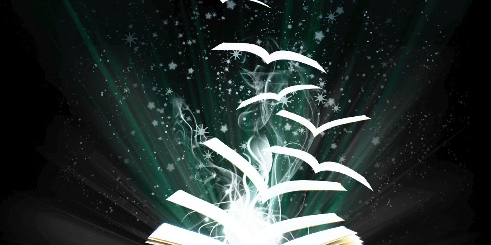 Fliegende B&uuml;cher, &copy; Bibliothek